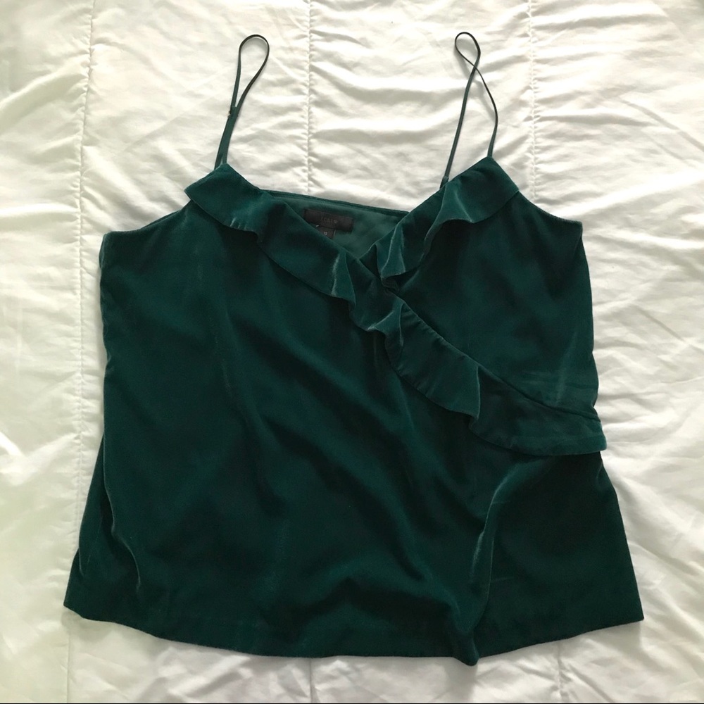 Jcrew Velvet Top